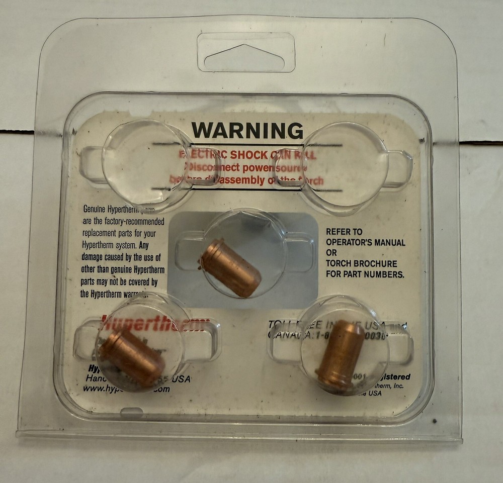 Genuine Hypertherm 220480 Powermax 30 30A Nozzles 5 Pack