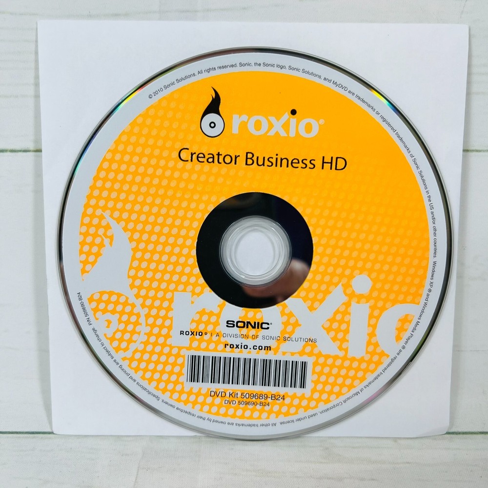 Roxio Creator Business HD including Roxio Creator CD