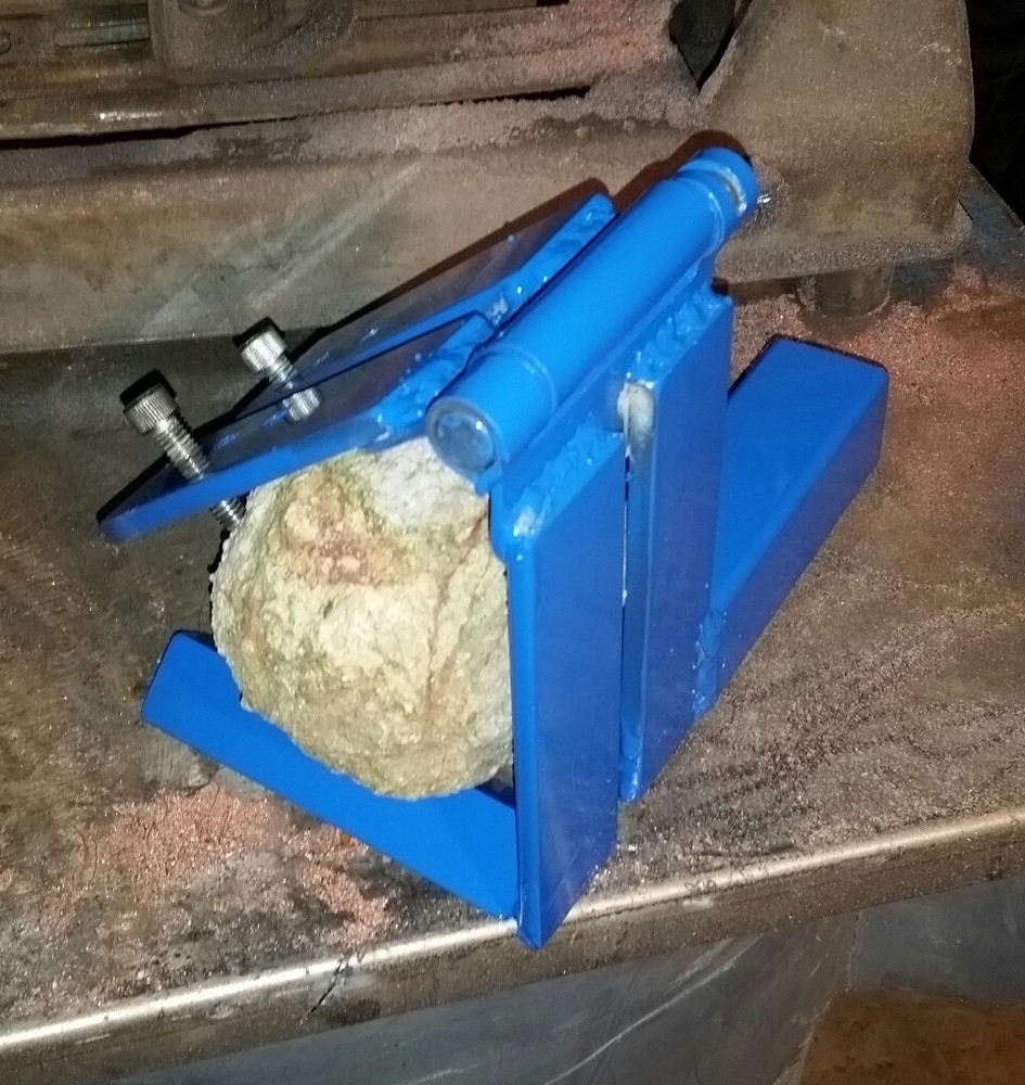GEODE / THUNDEREGG Rock Clamp - for slab & rock saw's