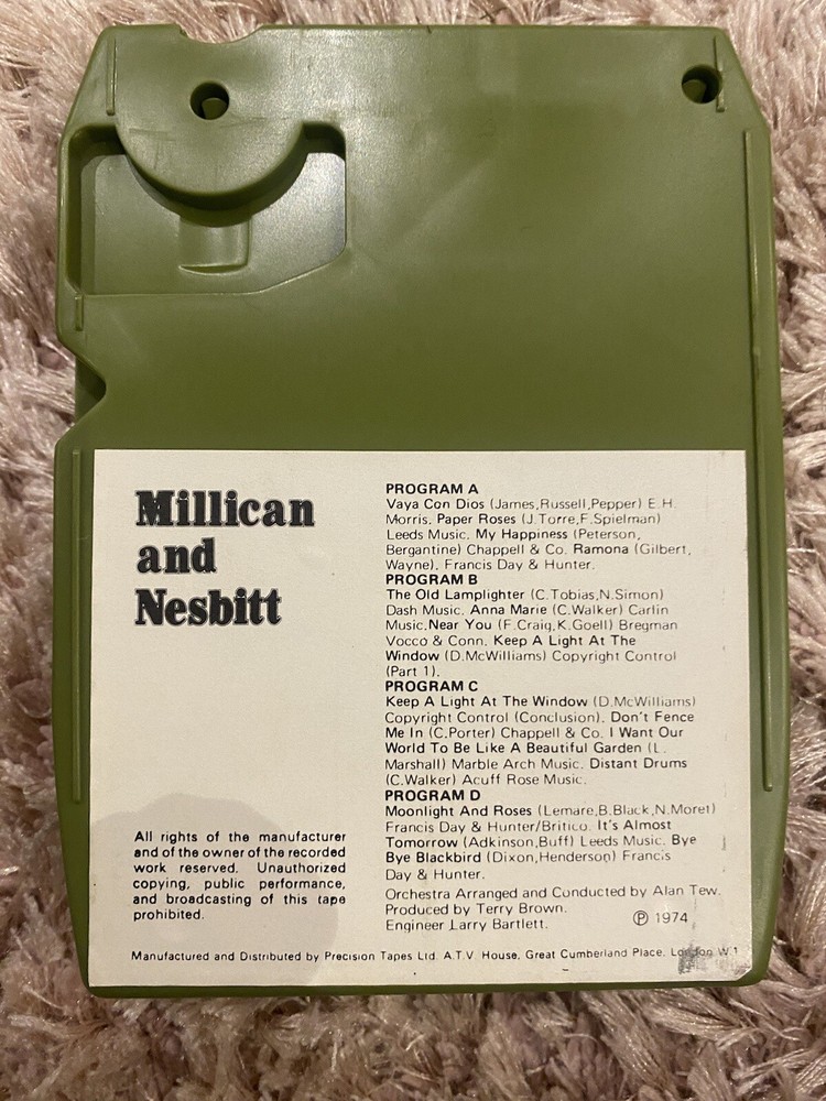 vintage 8 track tapes