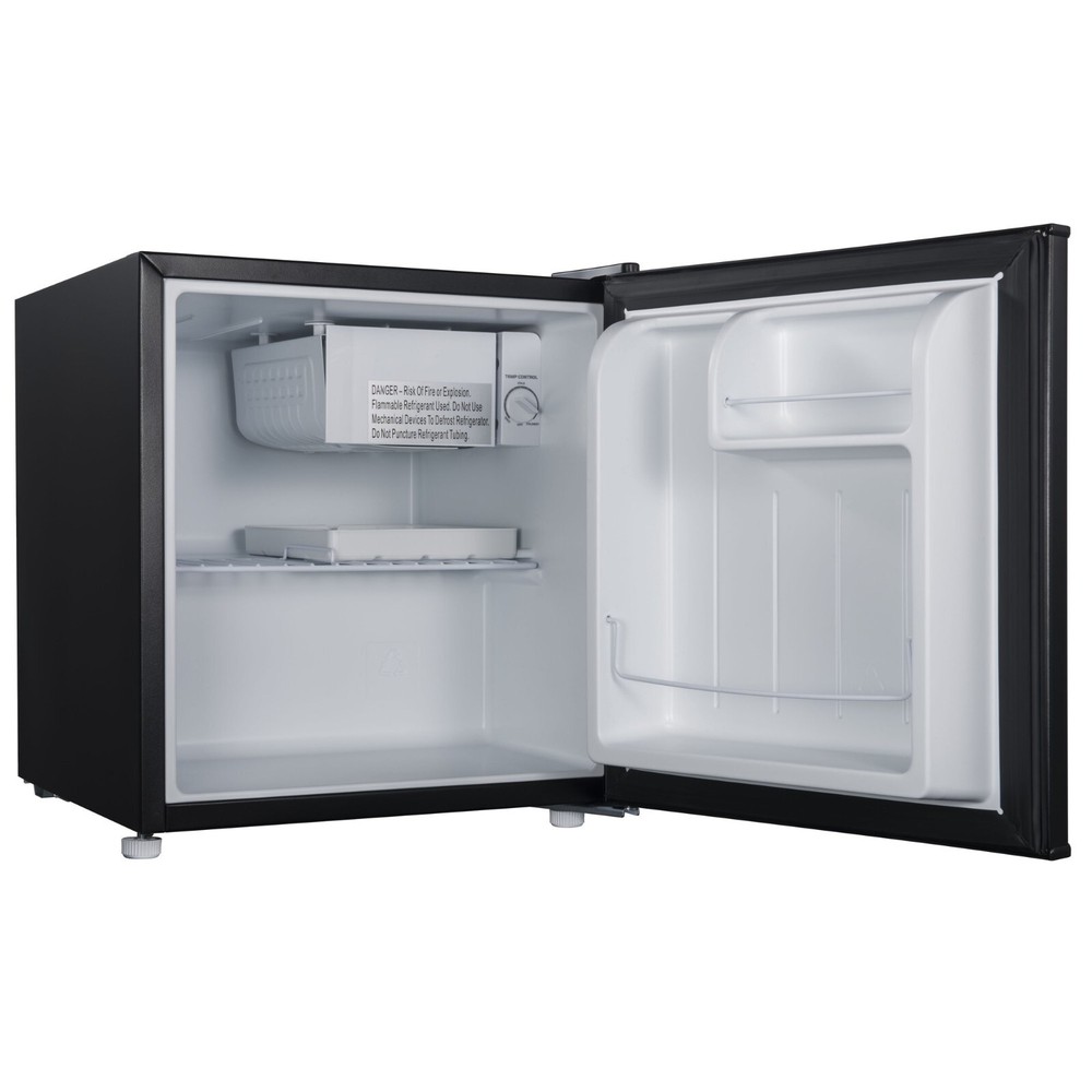 1.7 Cu ft Single Door Mini Fridge GL17BK, Black