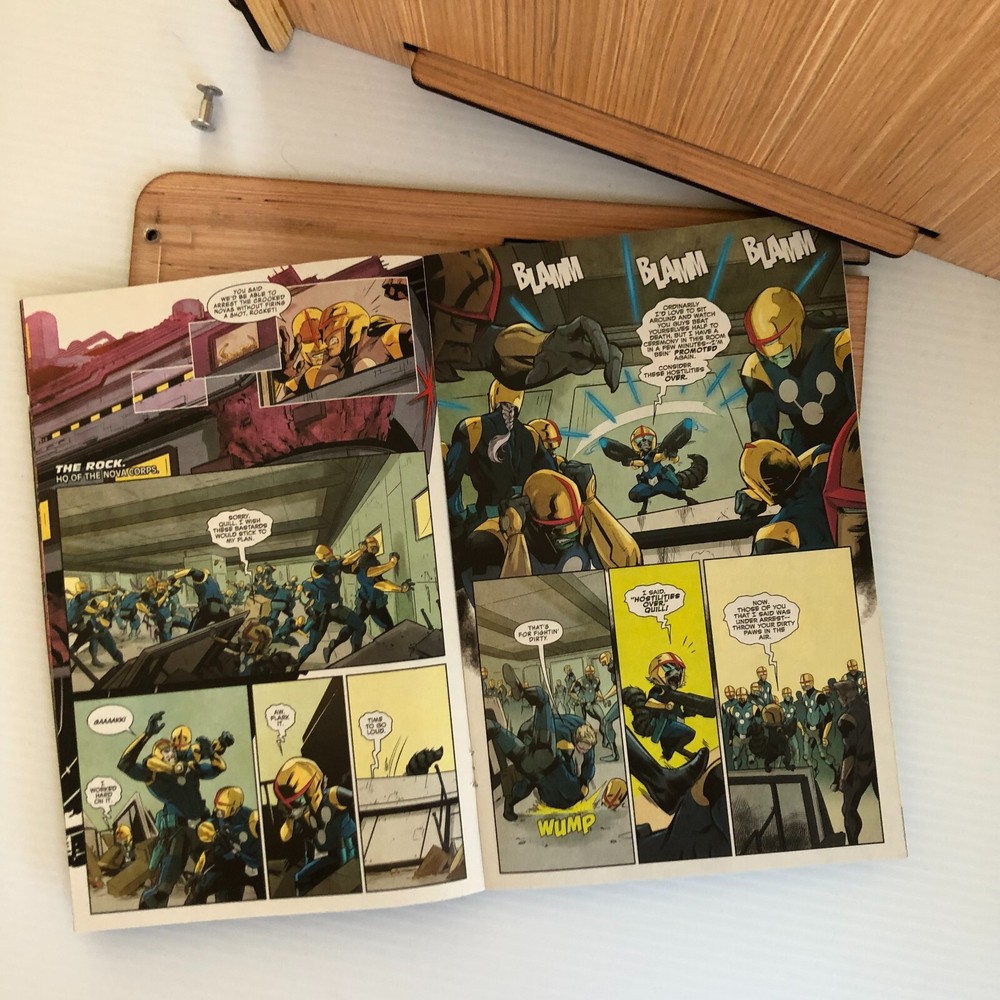 Comic Storage/Display Box Plus Guardians of the Galaxy Infinity Quest Comic Book