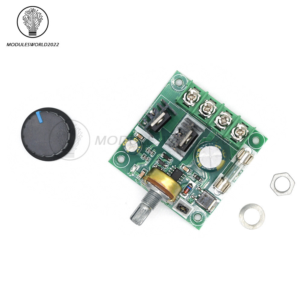 DC 12-40V 10A PWM DC Motor Speed Control Switch Controller Volt Regulator Dimmer