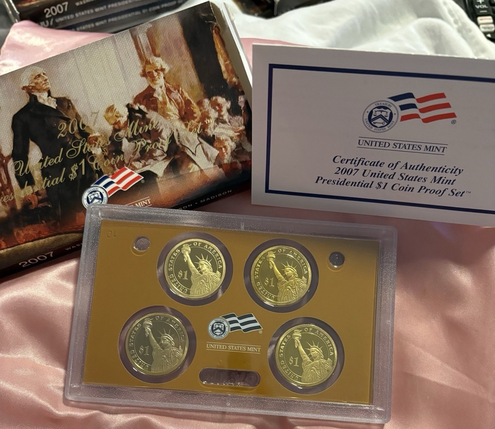 2007 United States Mint Silver Proof Set Original Box