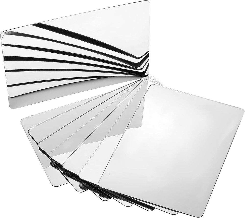 Shatterproof plastic mirror surface, double-sided protective film reflector