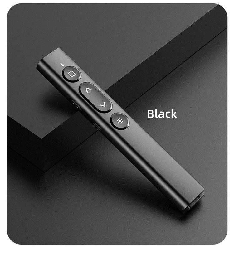 One-Piece Magnetic PPT Remote Control Pen Wireless Presenter Laser Pointer