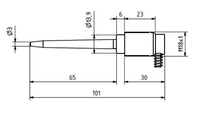 Senotec XS3Q-65/101L10 level sensor 1610 4065