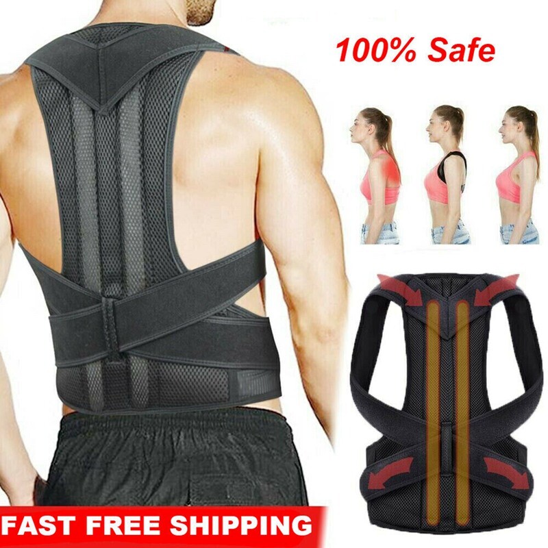 Adjustable TrueFit Posture Corrector For Support Belt Bear Back Corset FREE SHIP