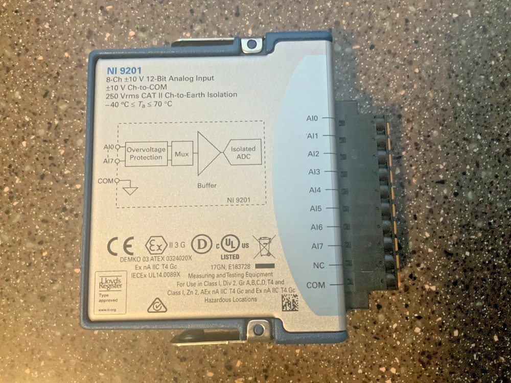 National Instruments NI 9201 cDAQ 8-Ch 12 Bit Analog Input Module