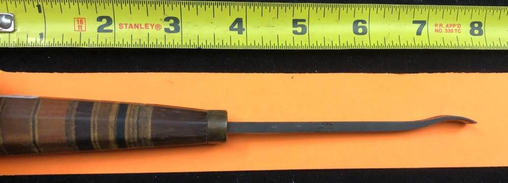 C. MAIERS - 5/16" BACK BENT CHISEL - GREAT HANDLE-