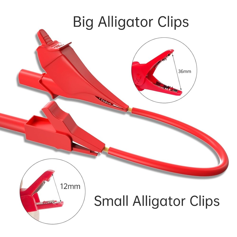 Silicone Testing Tweezers Set - 25PCS Multimeter Kit