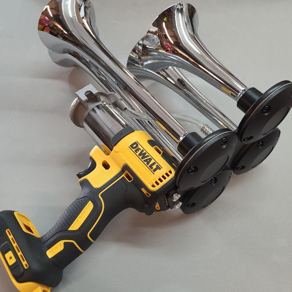 DeWalt Train Horn with Remote 20v Quad Drill Impact Chrome