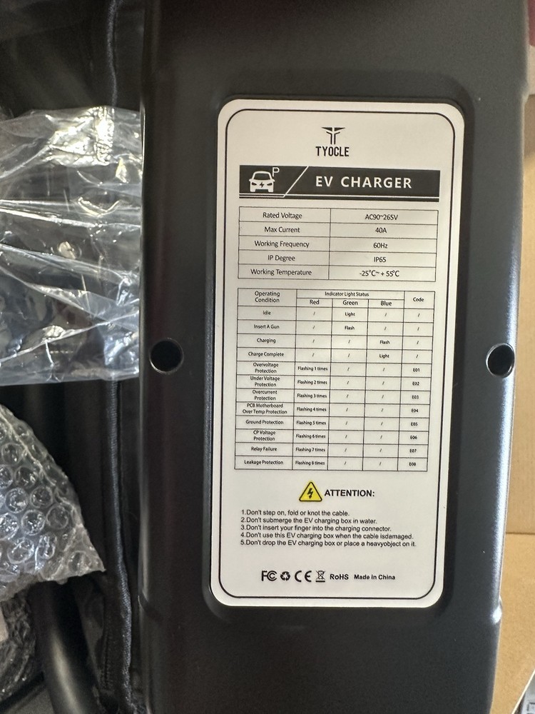 Portable EV Charger Type 1