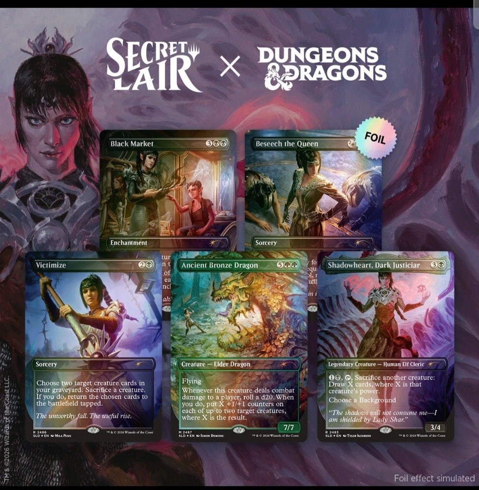 MTG - Secret Lair x Dungeons & Dragons®: Shadowheart's Devotion FOIL