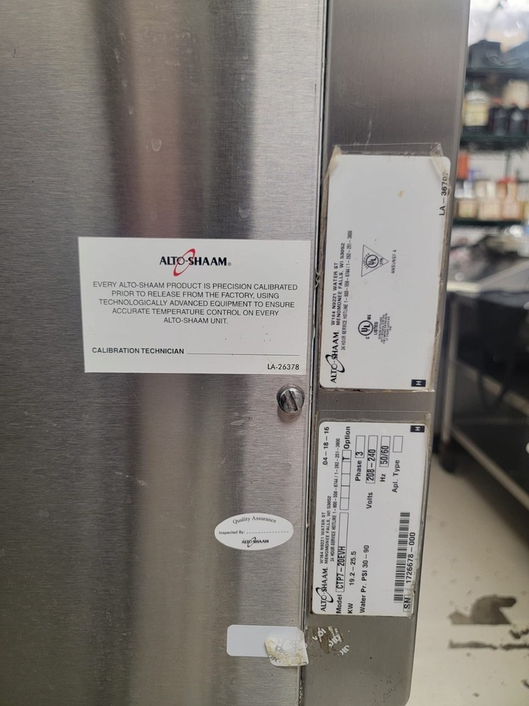 CTP7 20EVH alto shaam ventless oven