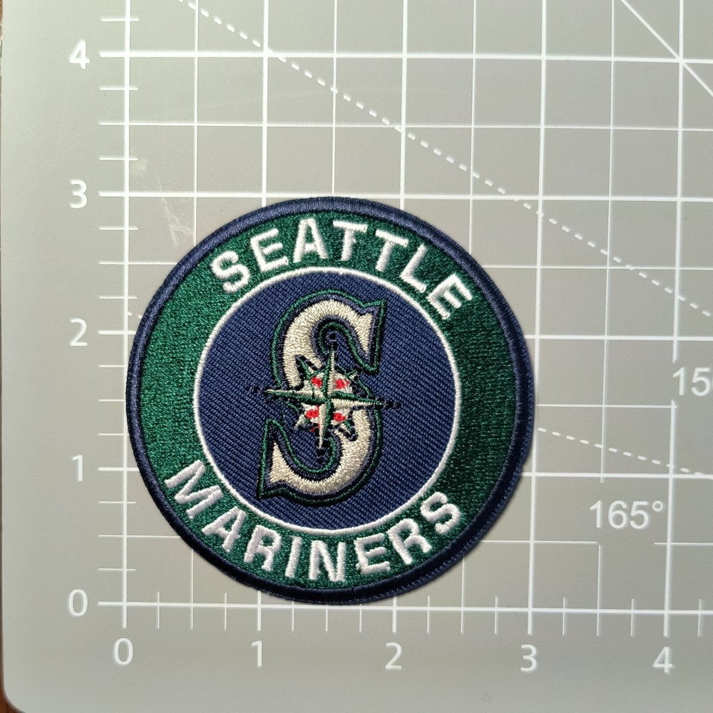 Seattle Mariners Patch MLB Baseball Sports Embroidered Iron On Patch 3"
