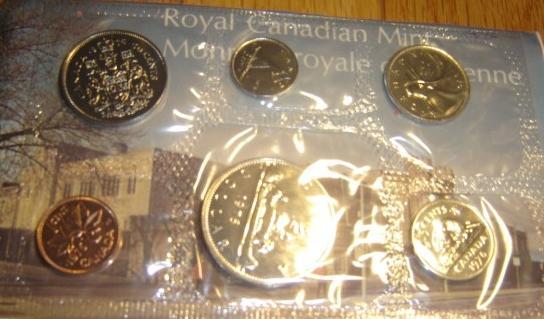 1976 Canada PL RCM Set (6 Coins UNC.)