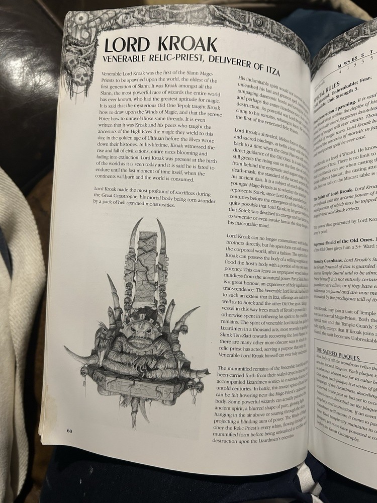 Warhammer Lizardmen Book