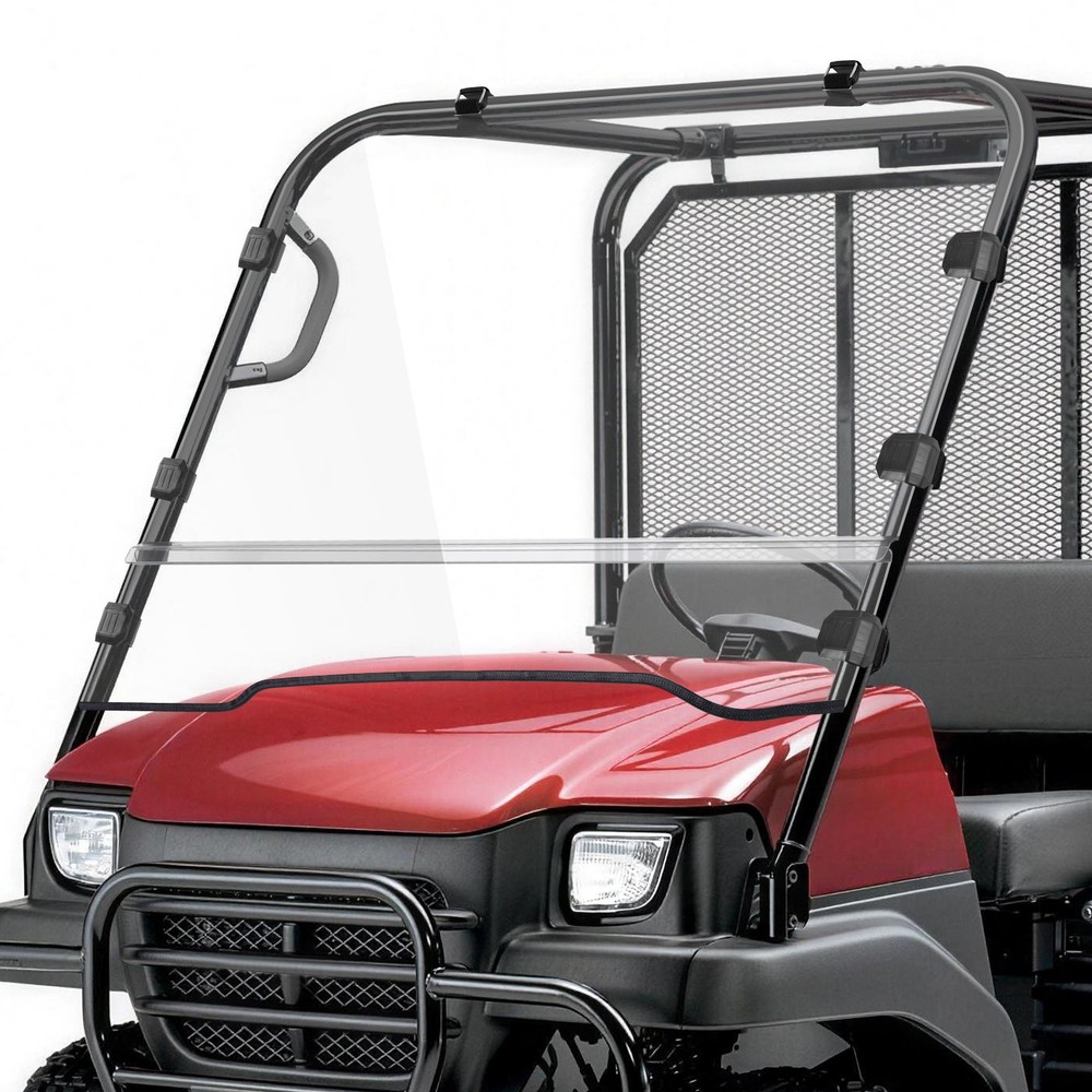 Front Windshield Half Window Windscreen For Kawasaki Mule 3010 2003-2009