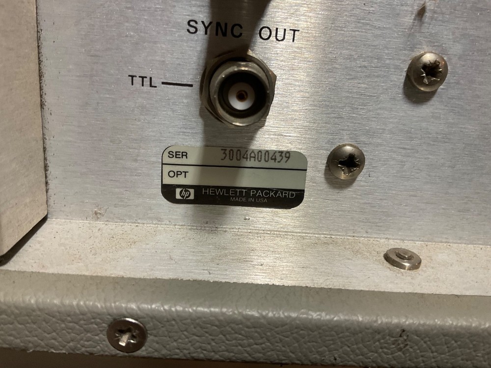 Agilent Hewlett Packard HP 3563A Control System Analyzer
