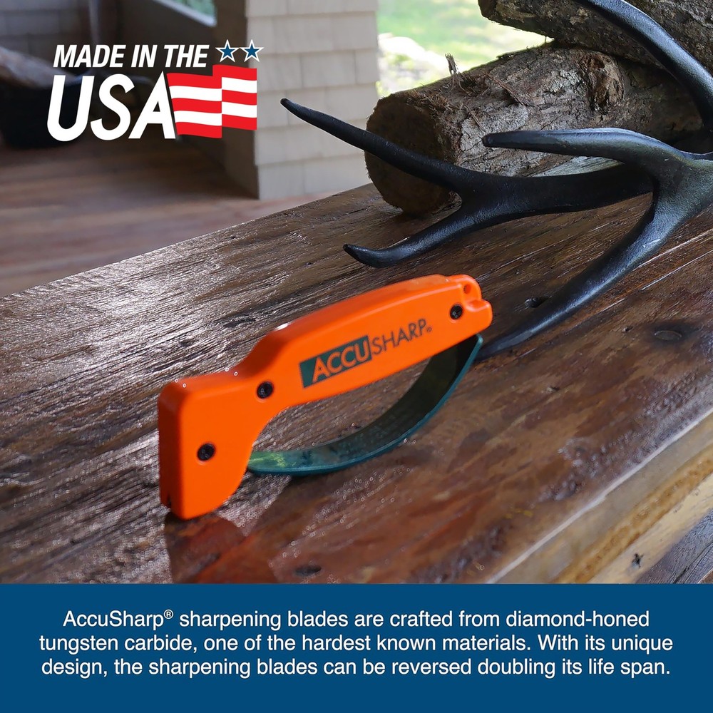 Knife Sharpener Ergonomic Comfortable Handle Compact & Easy to Use Restore and