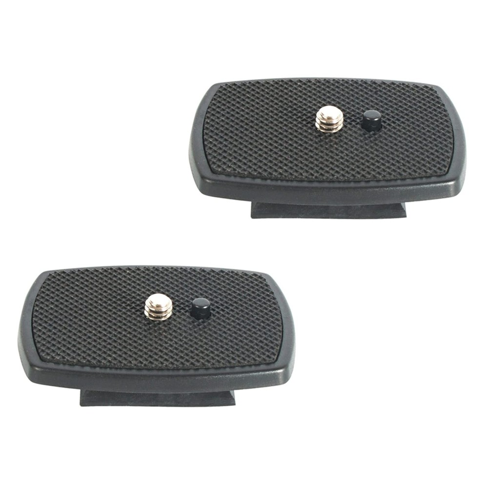 BGNing 2 Pack Quick Release Plate QR Compatible with Tripod Black