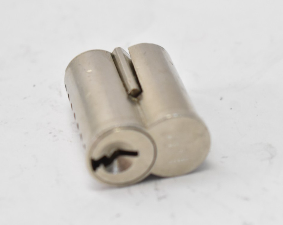 TD1 Standard 7 Pin D Keyway Interchangeable Core Satin Chrome Finish Unit