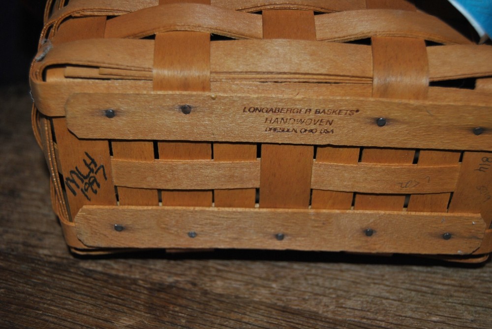 2 Longaberger Baskets 1997 Dresden Tour