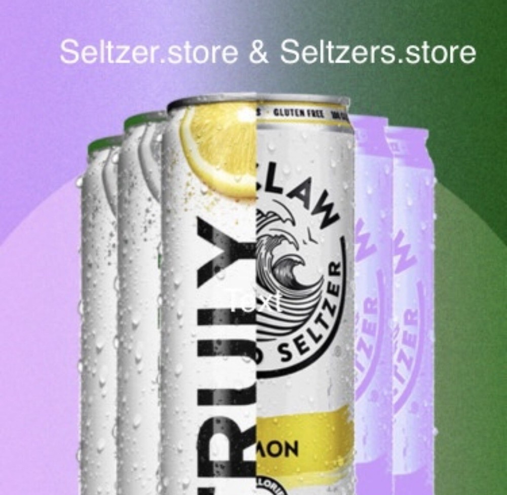 ￼ Seltzer.store & ￼Seltzers.store ￼Premium ￼ Alcoholic Beverage Domain Names