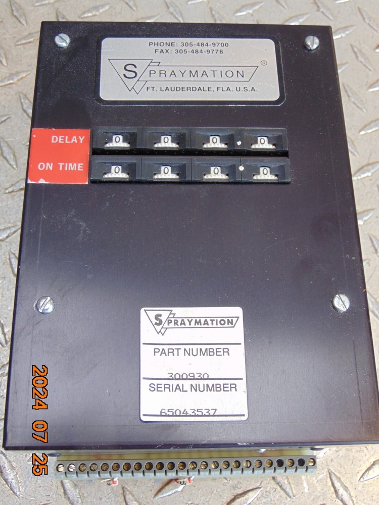 Spraymation 300930 Control Timer
