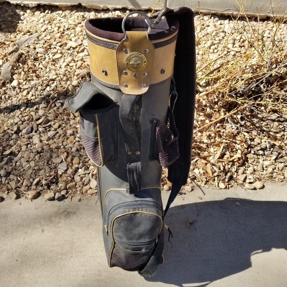 Gold Eagle Golf Cart Bag ⛳6-Way Divider Pockets Carry Handle & Strap