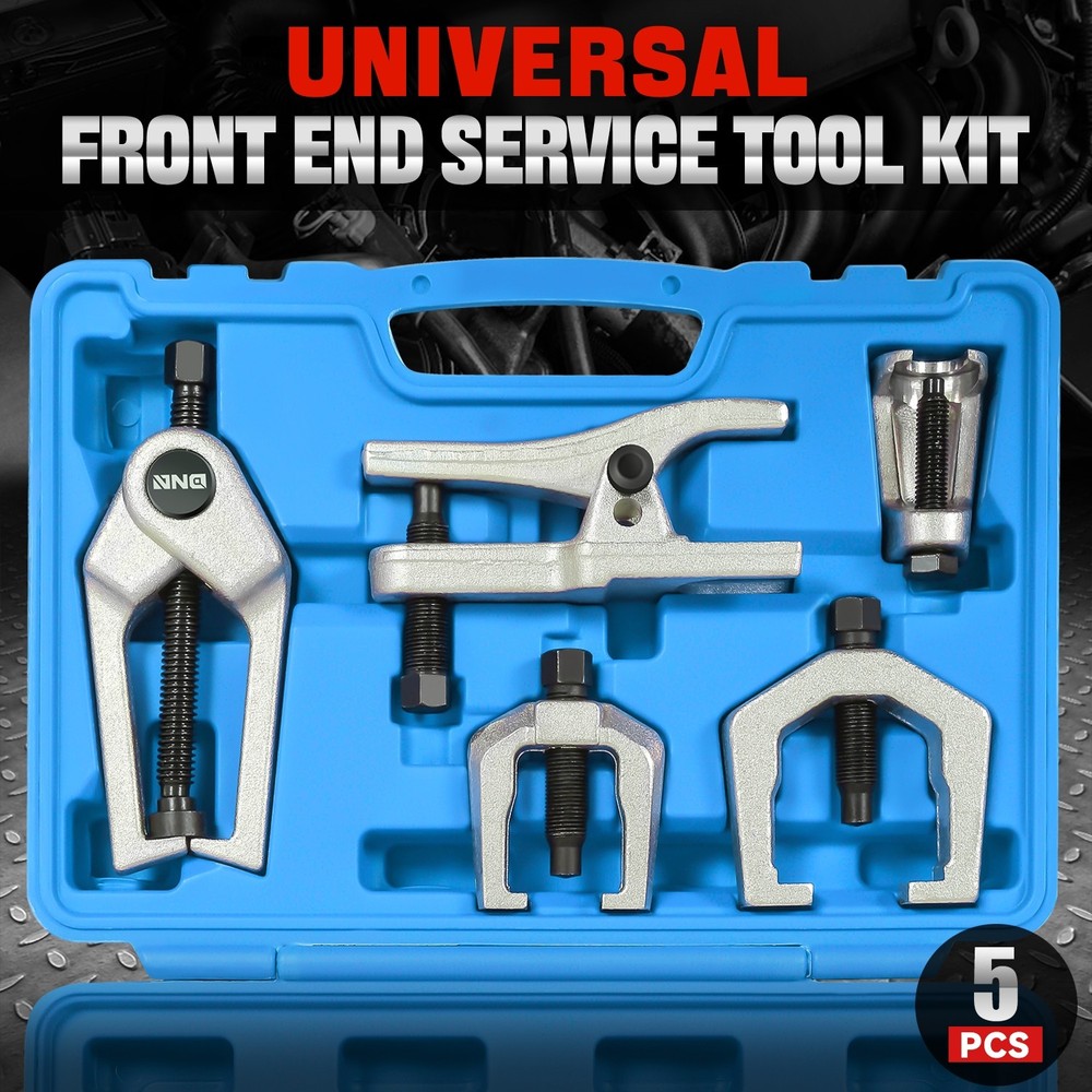 5Pc Front End Service Pitman Arm Puller Ball Joint Tie Rod Removal Tool Set Bule