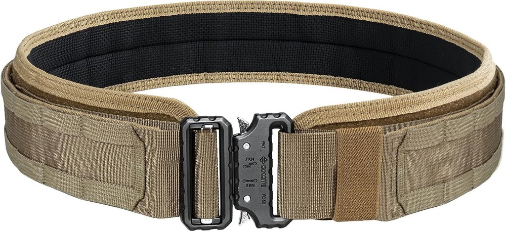Tactical Molle Battle Belt, Quick Release Rigger Combat Belt 1.75"/2.25" Options