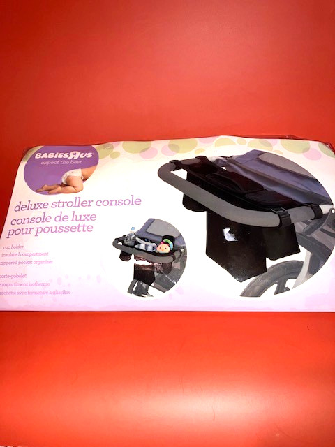 Babies R Us Handlebar Console for Single Strollers - Caddy Drink Holder Storage