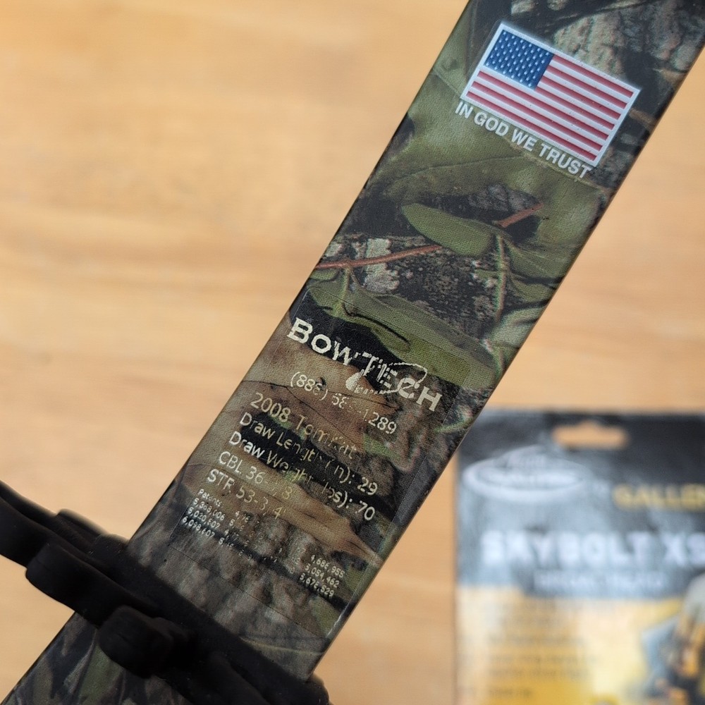 Bowtech TomKat 2008 70lb 28" Draw Compound Bow - Loaded Hunting Pkg - LH Left!