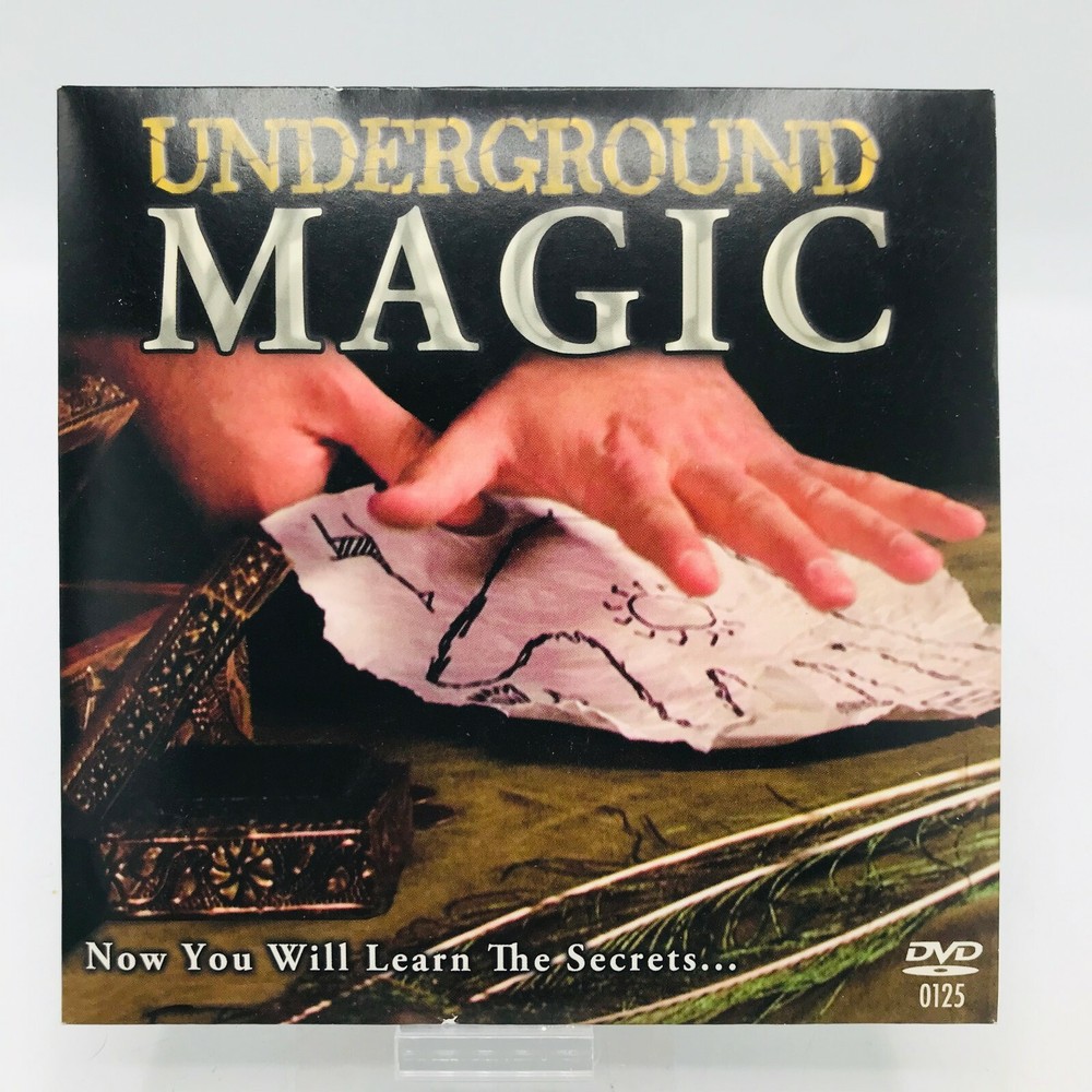 Underground Magic DVD by Magic Makers 24 Tricks Magician Illusion Close Up