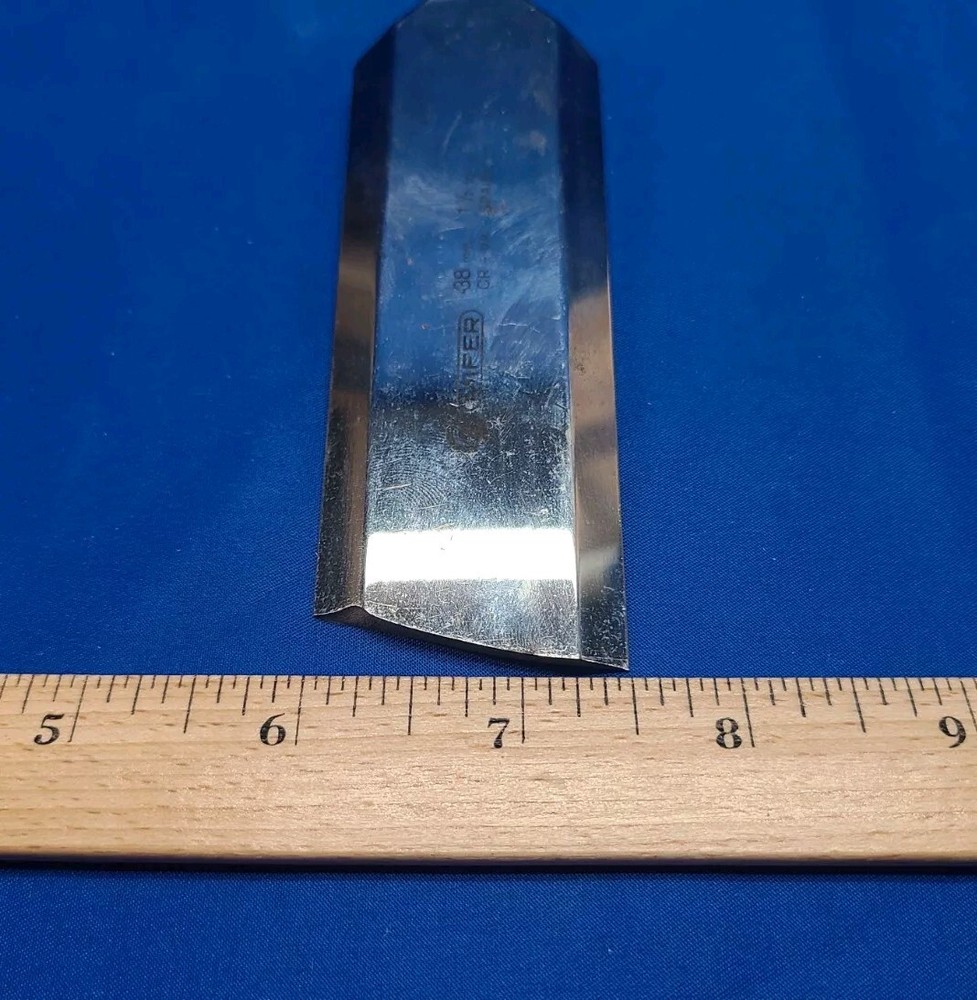 Mifer 1 1/2" Bevel Edge Socket Chisel (edge needs some TLC)