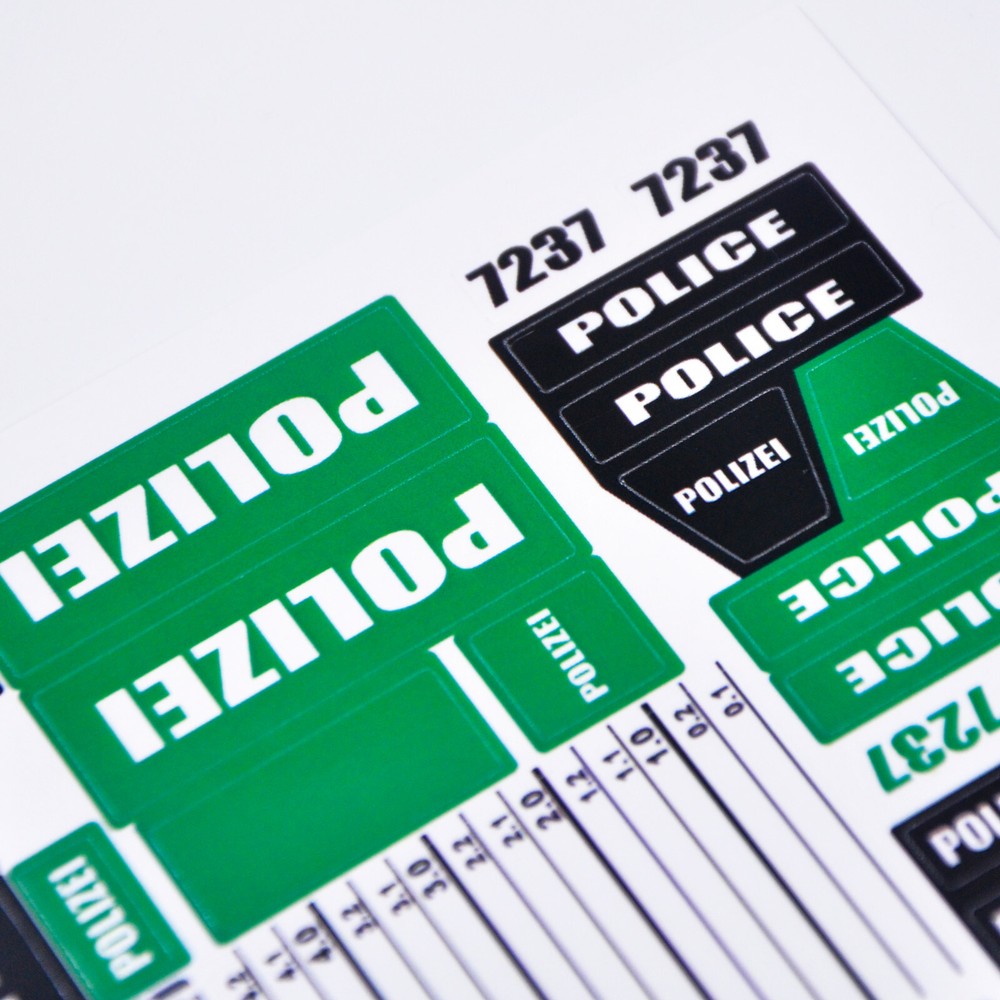 Replacement sticker for set 7237 Precut sticker