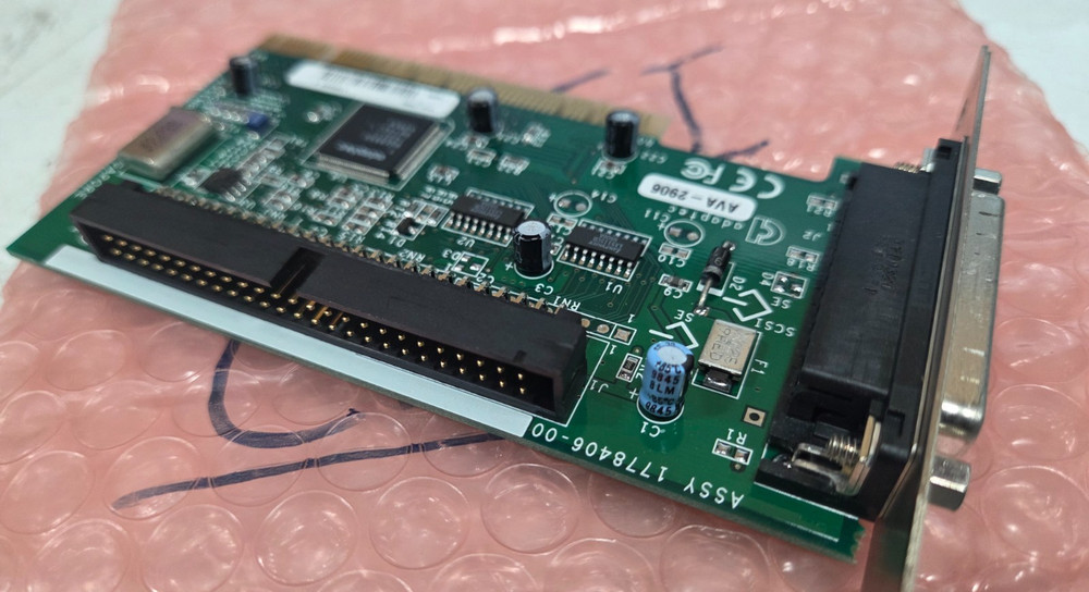 Adaptec AVA-2906 PCI-X SCSI Controller Card Used