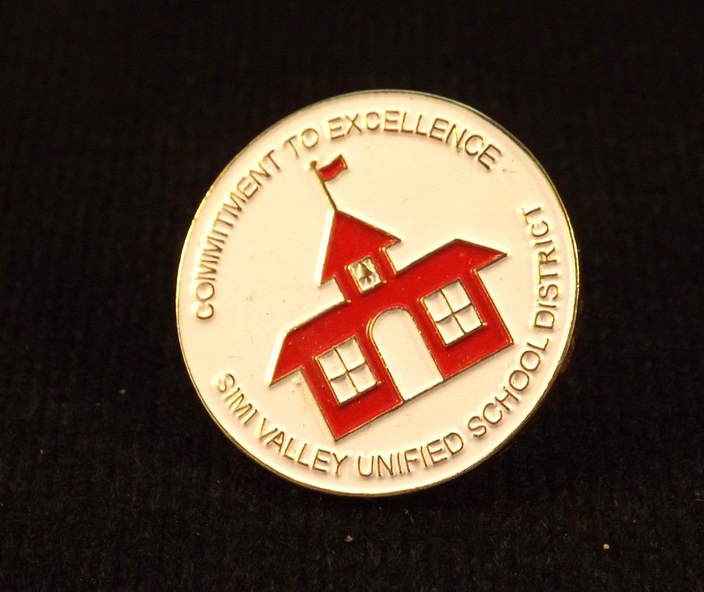 Commitment to Excellence Simi Valley Unified School District Lapel Pin