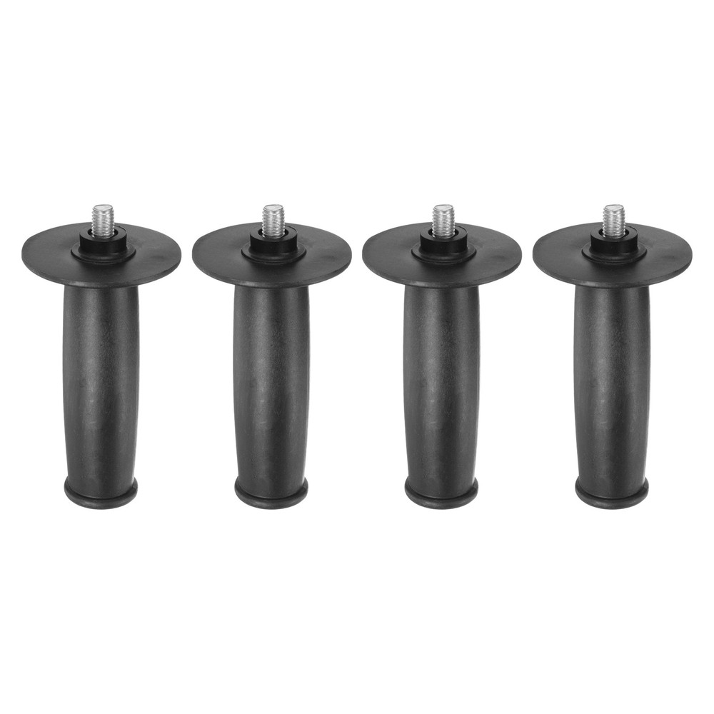 4pcs Side Handle 10mm Thread 5.6" Length Plastic Grinder Handle