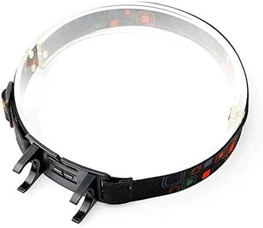 MUMUGUO 2 Pack Flashlight Clip Buckle Headband Adjustable Head Belt Head Strap M