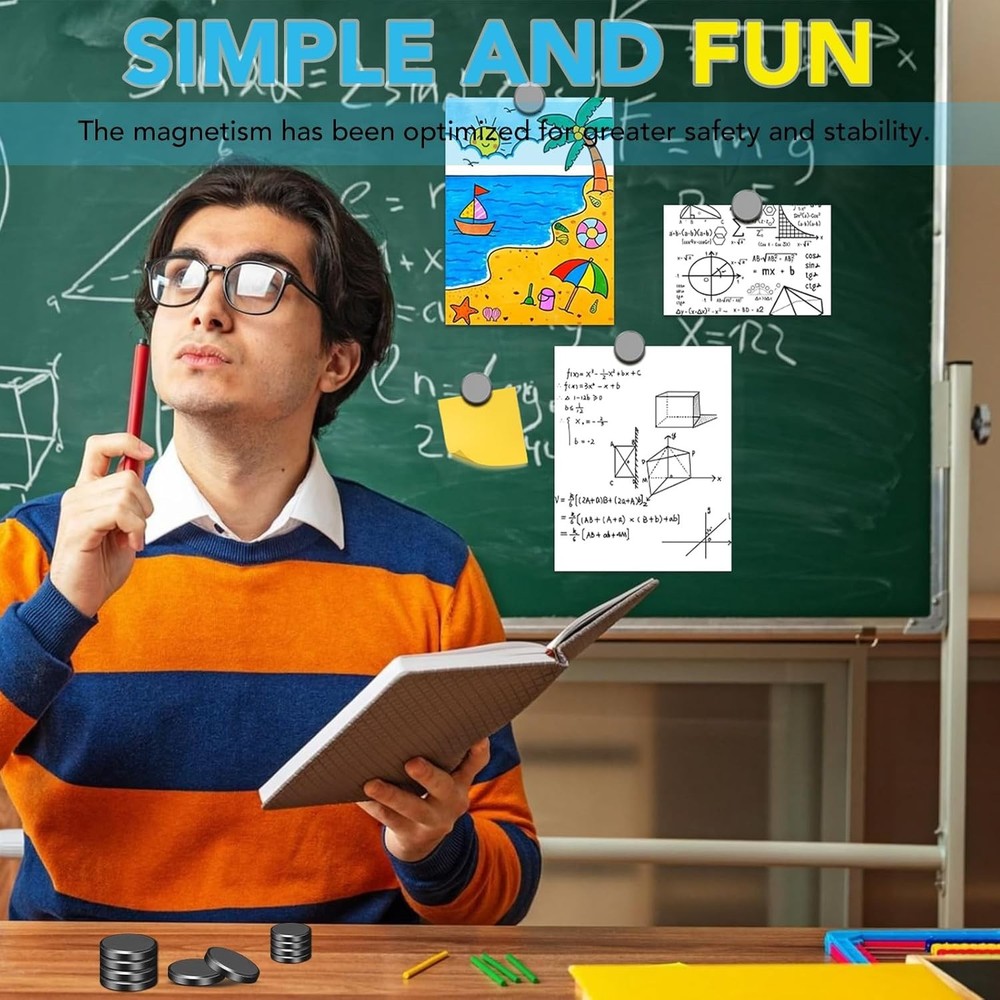 Round Disc Magnets for Crafts & Science Projects