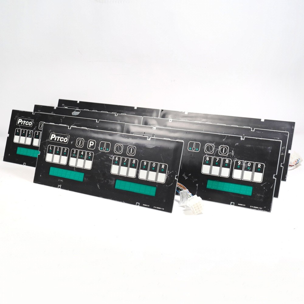 (Lot of 7) Pitco 231-60142-01 Control Panel
