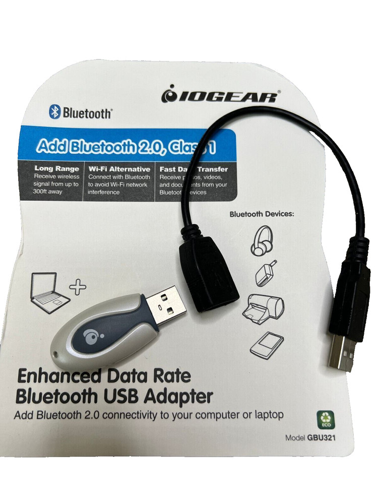 IOGEAR GBU321 Long Range Rate Bluetooth USB Adapter