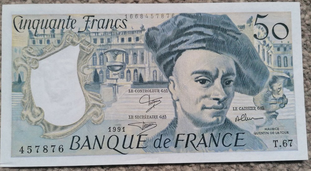 France 50 Francs 1991 P152e  VF+
