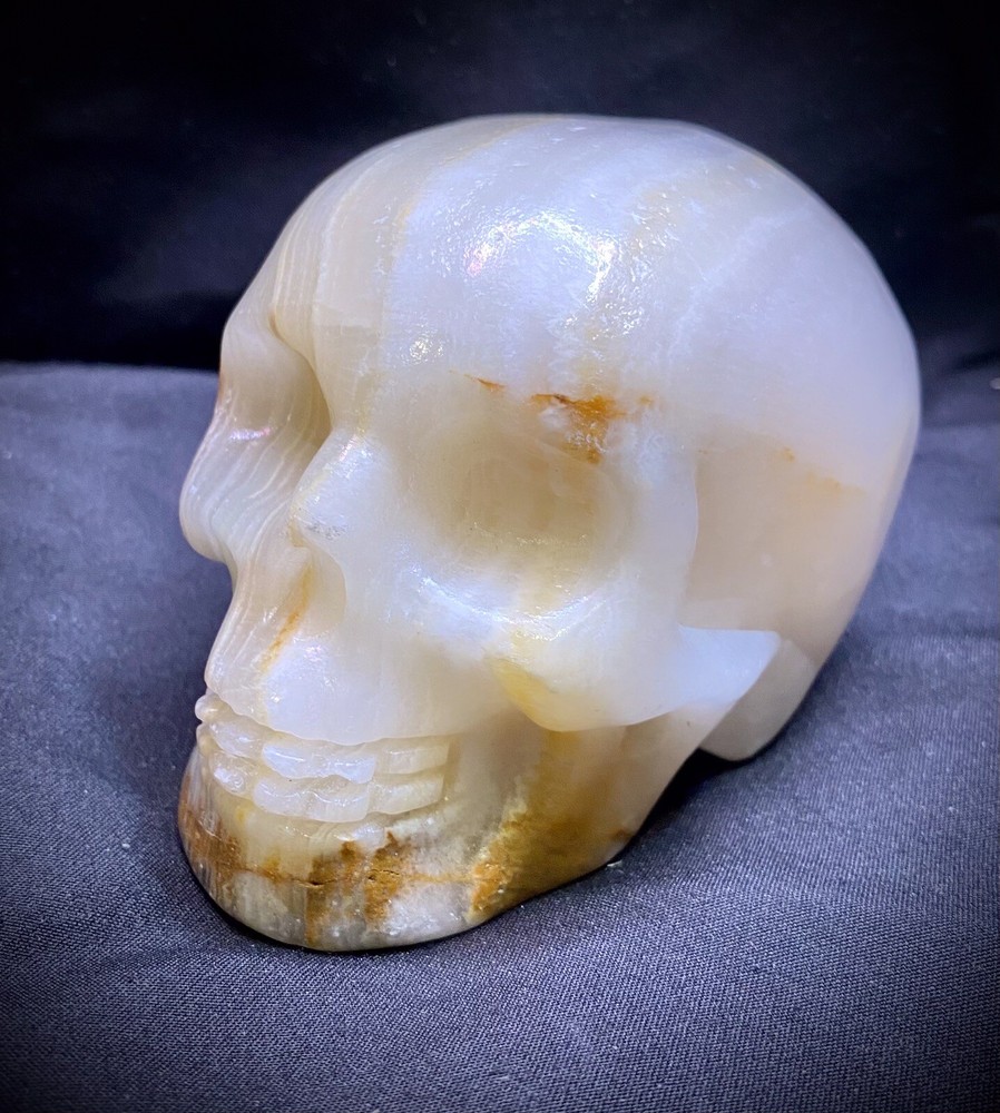 Pretty Large Afghan Jade Skull 611 Grams
