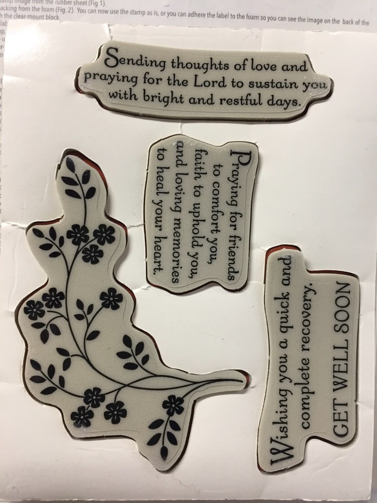 Stampin' Up! THOUGHTS & PRAYERS 2 Case Set - Perfect Sentiments #414