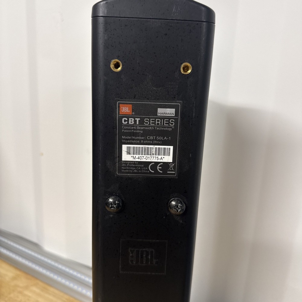 JBL CBT 50LA-1 Black Line Array Column Single Loudspeaker