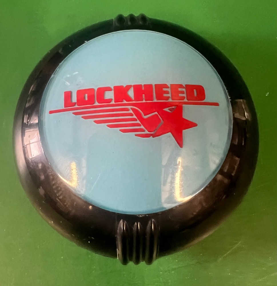 LOCKHEED AIRCRAFT CONTROL WHEEL CENTER CAP